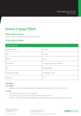 Evacon contactspray 3 - 750 ml - TF